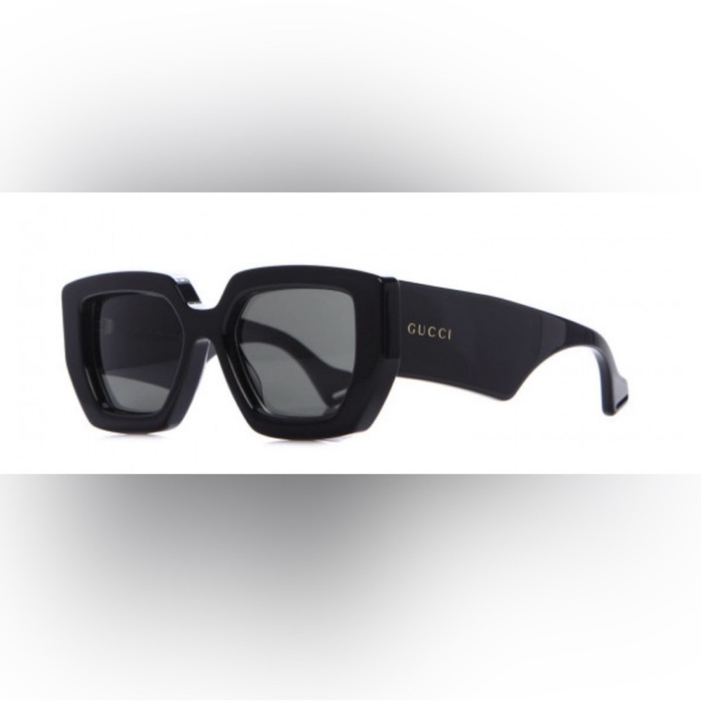 GUCCI Acetate Square Frame Sunglasses GG0630S Black